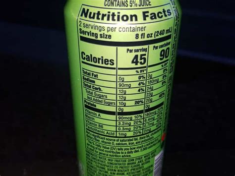 Game Fuel Energy Drink Nutrition Facts (Detailed) – Energy Drink Hub