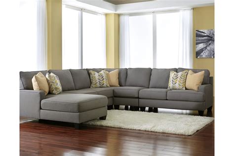 Ashley Grey Sectional Sofa | Baci Living Room