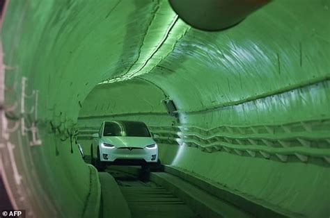 Elon Musk's 'traffic busting' Las Vegas underground tunnel set to open in 2020 | Daily Mail Online