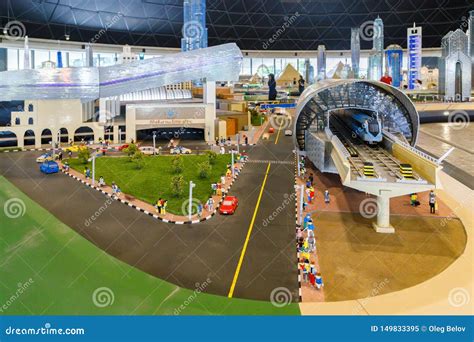 Lego Miniature Of The Mall Of Emirates And The Sheikh Zayed Road Metro ...