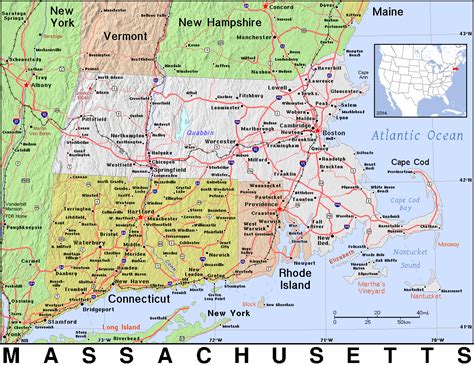 MA · Massachusetts · Public Domain maps by PAT, the free, open source ...