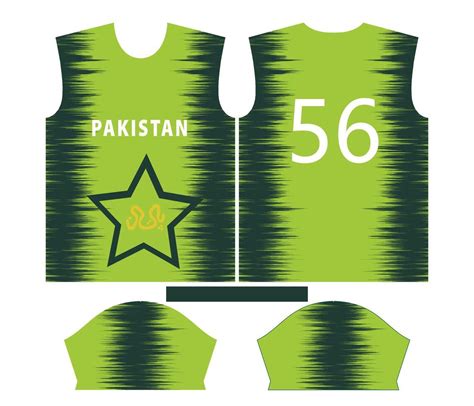 Pakistan cricket team sports kid design or Pakistan cricket jersey design 27468355 Vector Art at ...