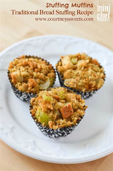 Thanksgiving Stuffing Muffins | Traditional Bread Stuffing Recipe ...