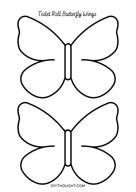 Toilet Paper Roll Butterfly | Butterfly wing printable, Toilet paper ...