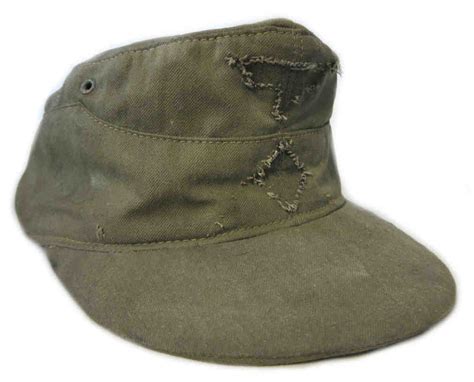 Afrika Korps DAK M41 Tropical Cap Original Material & Insignia Aged