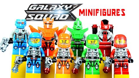 LEGO Galaxy Squad KnockOff Minifigures includes Blue Orange Green & Red Team - YouTube