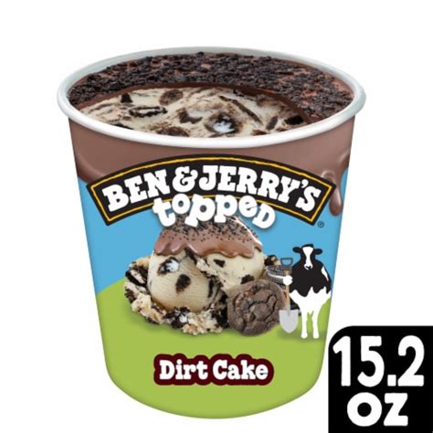 Ben & Jerry's Dirt Cake Topped Ice Cream, 15.2 oz - Fry’s Food Stores