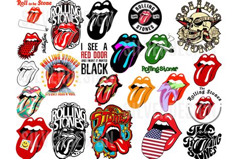 Rolling Stones Logo Black