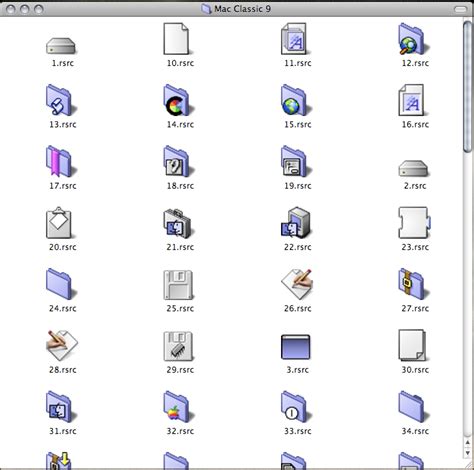 Mac OS 9 icons for OSX by NazoraioiSkadinaujo on deviantART