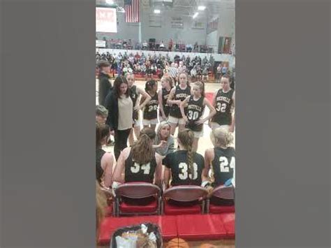 Priceville High School Girls basketball coach talking to her team during timeout Feb. 9, 2023 ...