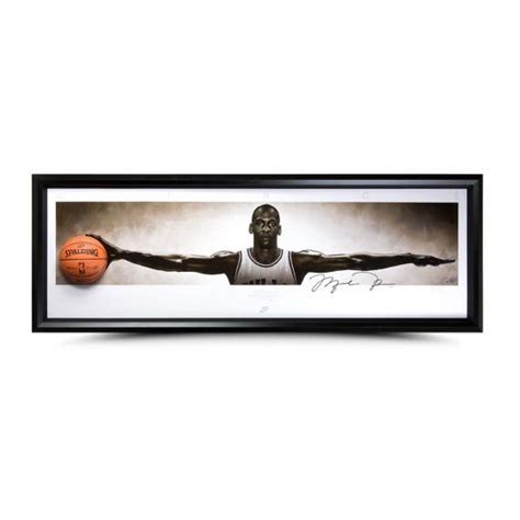 Michael Jordan Framed Wings Poster 17x44 3D | ubicaciondepersonas.cdmx ...