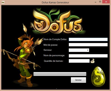 Dofus Kamas Generateur