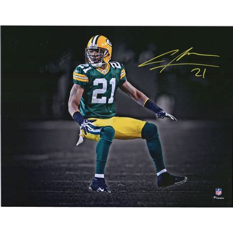 Charles Woodson Green Bay Packers Autographed 11" x 14" Green Jersey ...