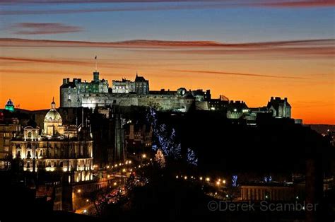 Sunset over Edinburgh castle x | Edinburgh castle, Edinburgh, Castle