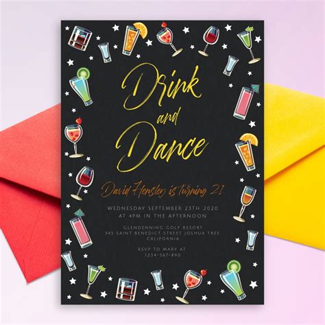 General Party Invitations - Digital or Printed