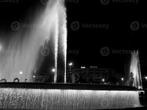 Barcelona at night 10932703 Stock Photo at Vecteezy