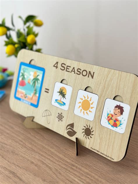 4 Seasons Montessori Cards 4 Seasons Learning Cards,christmas Gift ...