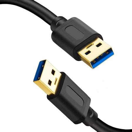 USB 3.0 A to A Male Cable 3Ft, Tan QY USB to USB Cable,USB Male to Male ...