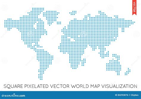 Vector Flat World Map Infographic. Map of the World Stock Vector ...