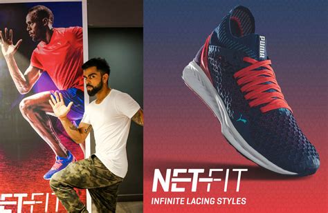 Virat Kohli Visits PUMA Store To Launch The Brand New Net-Fit Collection