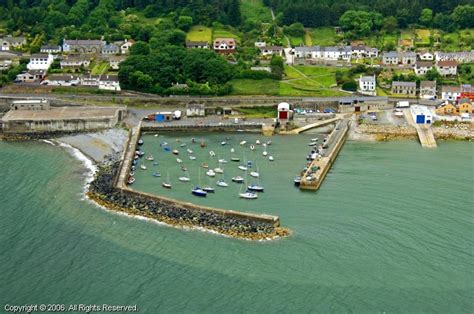 Newcastle Harbour in Newcastle, Northern Ireland, United Kingdom