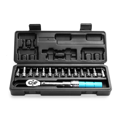 15pcs Torque Wrench Allen Key Tool Screwdriver Drive Socket Bit Set – Alexnld.com