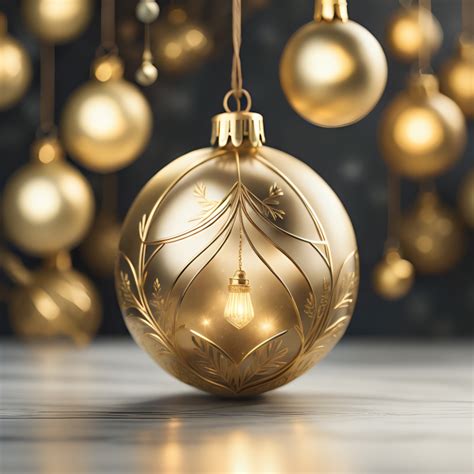 Gold Bauble Free Stock Photo - Public Domain Pictures