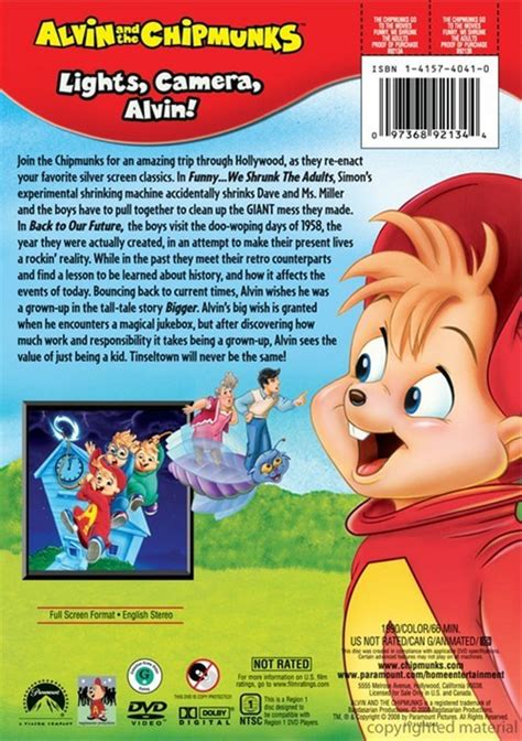 Alvin And The Chipmunks Go To The Movies: Funny, We Shrunk The Adults (DVD 2008) | DVD Empire