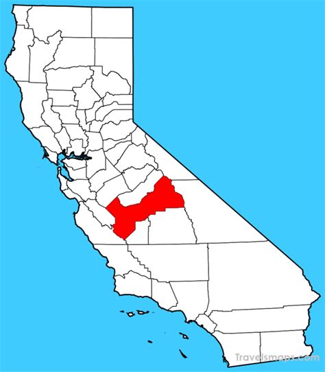 Map of Fresno California - TravelsMaps.Com