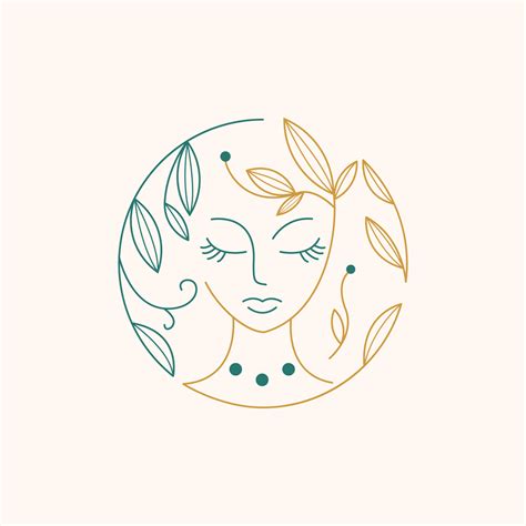 Woman face logo icon vector. Woman face logo design vector illustration, Girl silhouette for ...