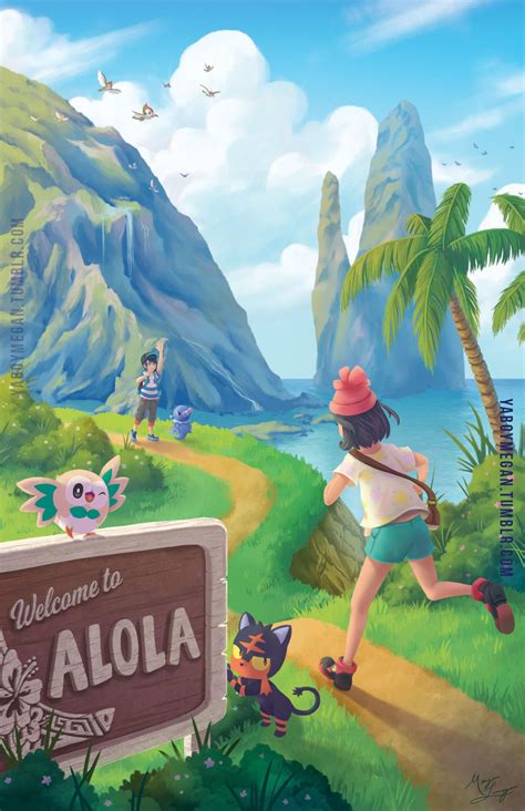 Welcome to Alola | Pokémon Sun and Moon | Pokemon sun, Pokemon alola, Pokemon