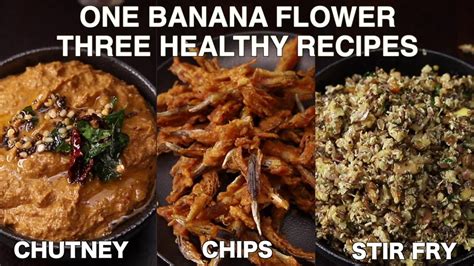 banana flower recipes | banana blossom recipes | how to clean banana flower - YouTube