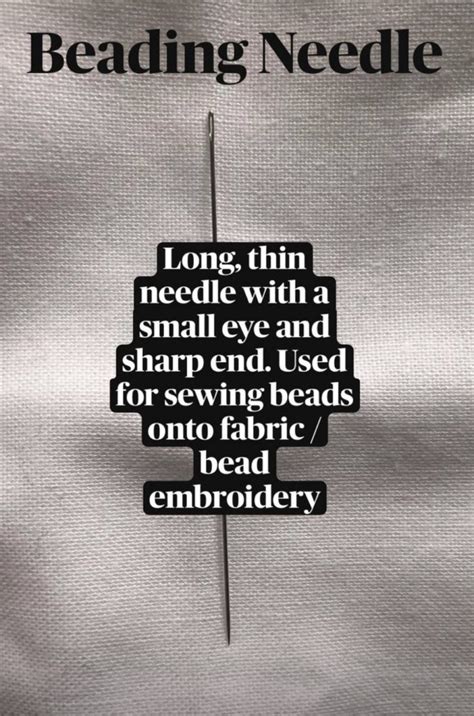 Types of Sewing and Embroidery Needles And Their Uses - Crewel Ghoul