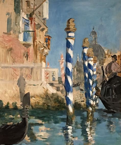 Edouard Manet, View in Venice--The Grand Canal, 1874 | Venice painting, Edouard manet ...