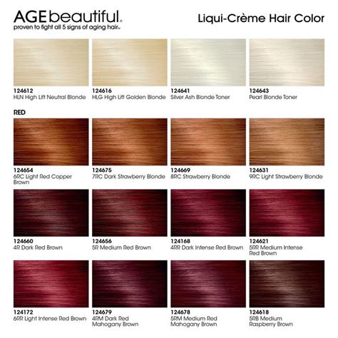 AGEbeautiful Anti-Aging Liqui-Cru00e8me Permanent Hair Colors | Permanent Hair Color | Age ...