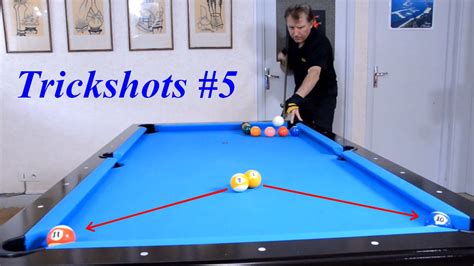 Pool Trickshots Collection #5 - бильярд - Pool Trick Shot & Artistic Billiard training lesson ...