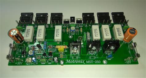 MST-250 200W High Quality Power Amplifier Class AB assembled & tested. - Motronix