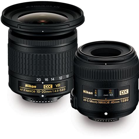 Used Nikon Landscape & Macro 2 Lens Kit with 10-20mm 13534