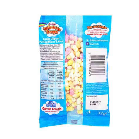 Swizzel's Rainbow Drops (UK) - 32g | Candy Funhouse – Candy Funhouse US