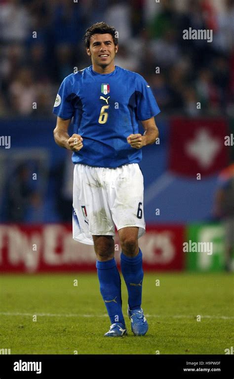 ANDREA BARZAGLI ITALY & PALMERO WORLD CUP AOL ARENA HAMBURG GERMANY 30 ...