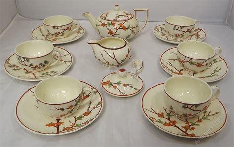 Antiques Atlas - Victorian Wedgwood Mortlock Pottery Tea Set