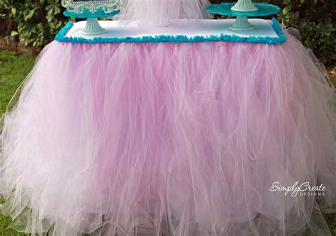 How to Make a Tulle Table Skirt | Catch My Party