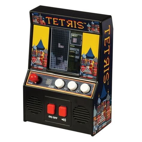 Arcade Classics - Handheld Tetris Mini Arcade Game (4 Color Screen ...