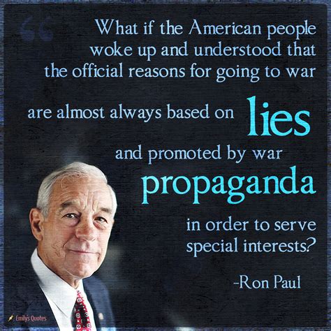 What if the American people woke up and understood that the official ...