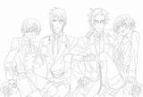 Characters From Black Butler coloring Page  Download Print Or Color sketch template