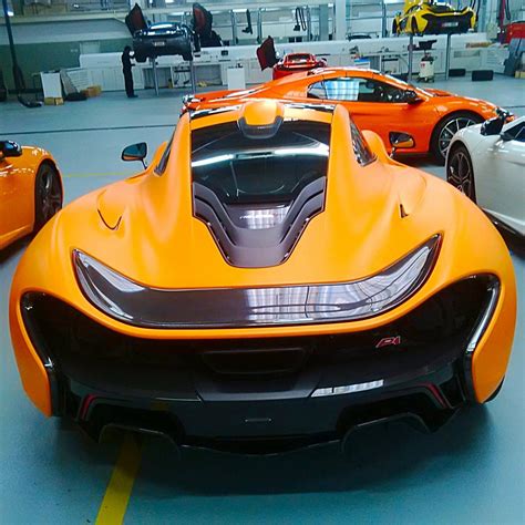 World's First Satin Orange McLaren P1 Arrives in Abu Dhabi - GTspirit