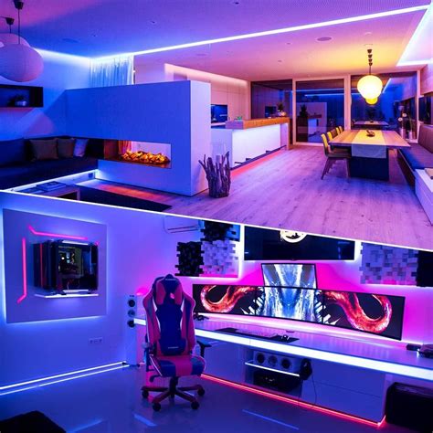 TOP 6 Rekomendasi Lampu Tidur Aesthetic LED Strip Lamp Dinding Minimalis Lighting RGB 5 MTR IP44 ...