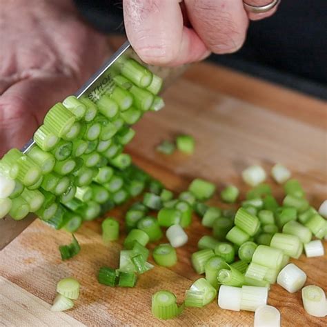 How To Cut Green Onions - 4 Simple Steps - Home Cook Basics