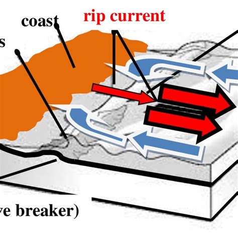 Rip current formation. | Download Scientific Diagram