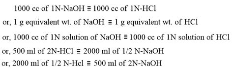 Normality concept - Molarity Vs Normality - Chemistry Notes